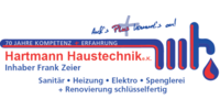 Logo der Firma Hartmann Haustechnik e.K. Inhaber Frank Zeier aus Poppenhausen auf dem Branchenportal Sanitaer.org
