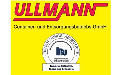 Logo der Firma Ullmann Container- und Entsorgungsbetriebs GmbH aus Geyer