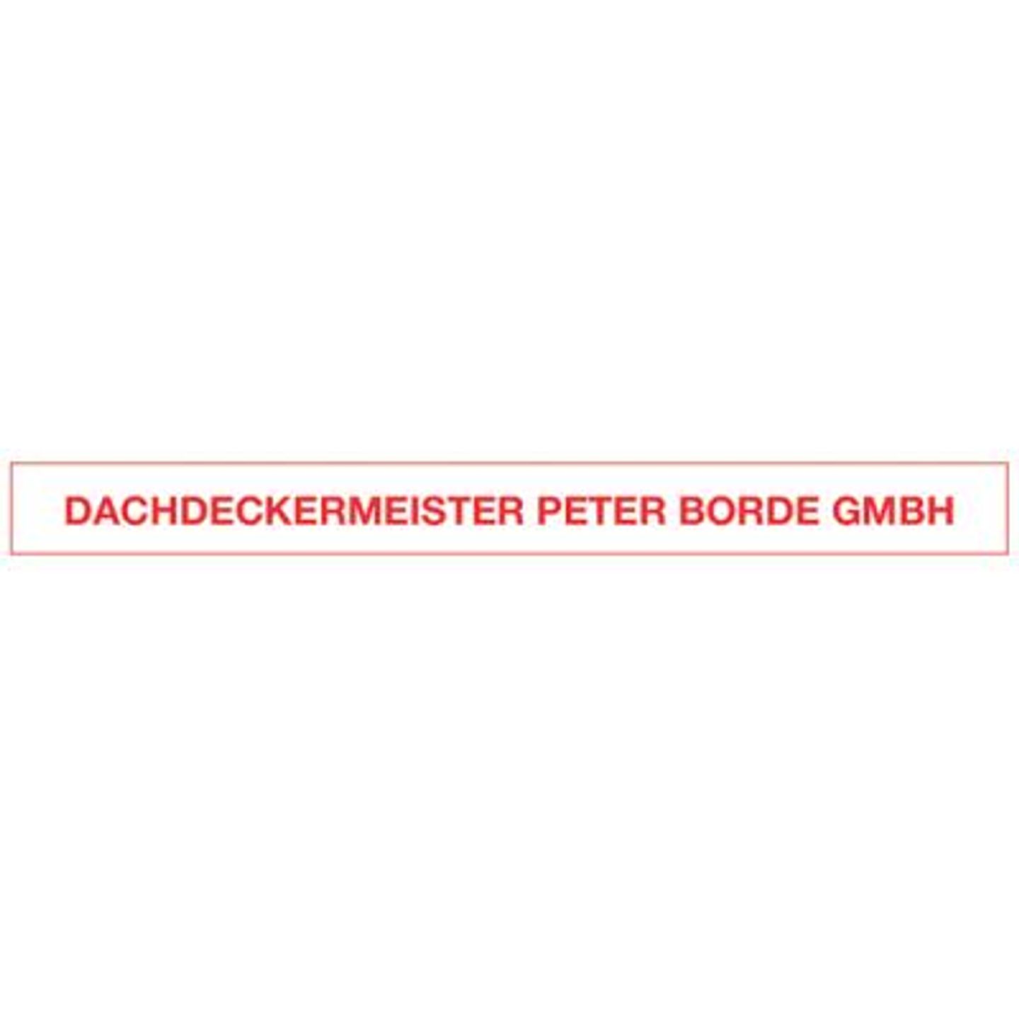 Logo der Firma Peter Borde GmbH aus Wuppertal