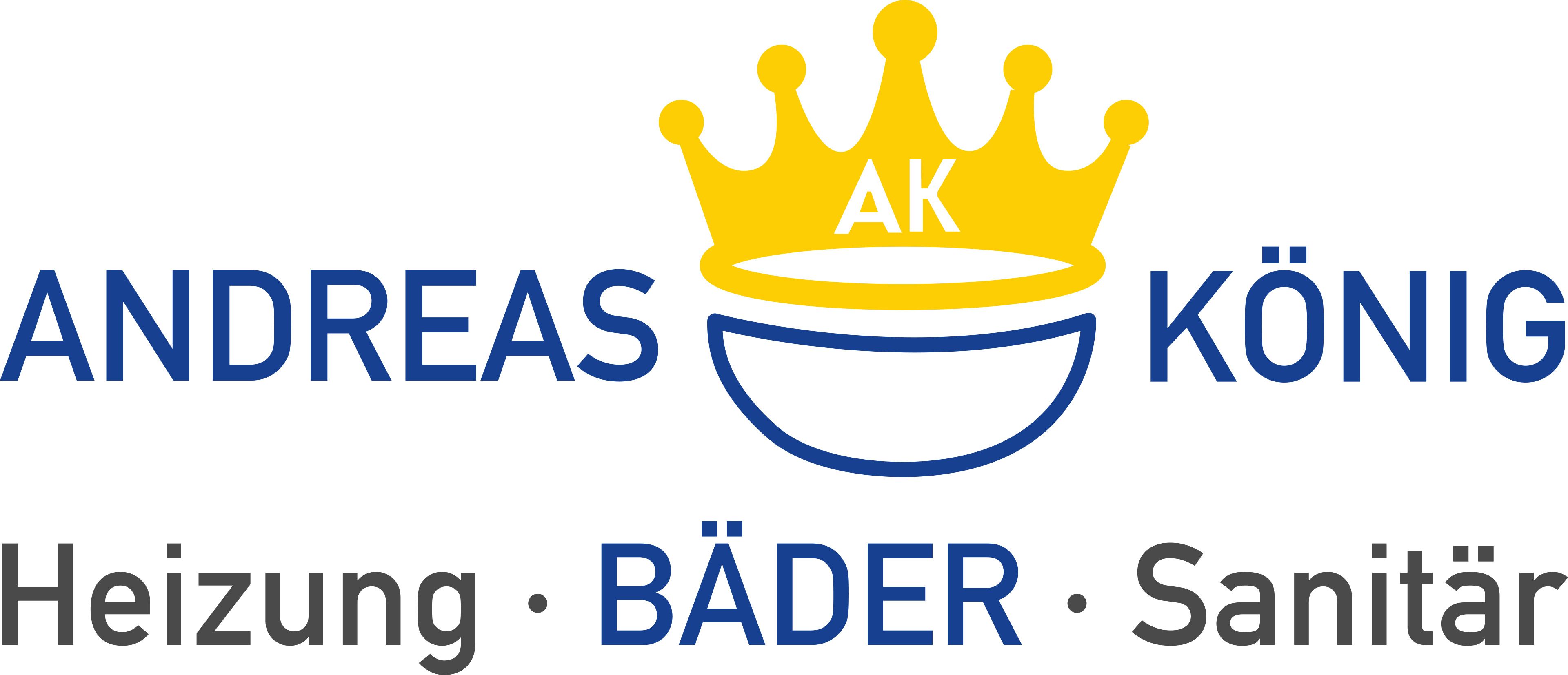 Logo der Firma AK König Andreas Heizung u. Sanitär aus Erlangen