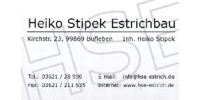 Logo der Firma Heiko Stipek Estrich aus Nessetal