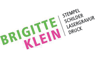 Logo der Firma BRIGITTE KLEIN Stempel. Schilder. Lasergravur. Druck aus Neumarkt