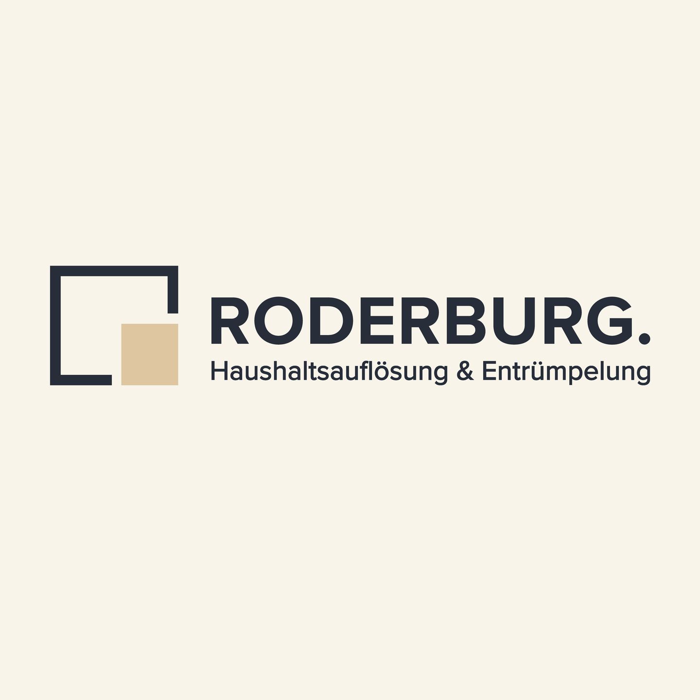 Logo der Firma Roderburg. Haushaltsauflösung & Entrümpelung aus Leipzig