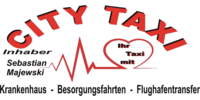 Logo der Firma City Taxi ihr Team mit Herz Inhaber Sebastian Gabriel Majewski aus Sulzbach-Rosenberg