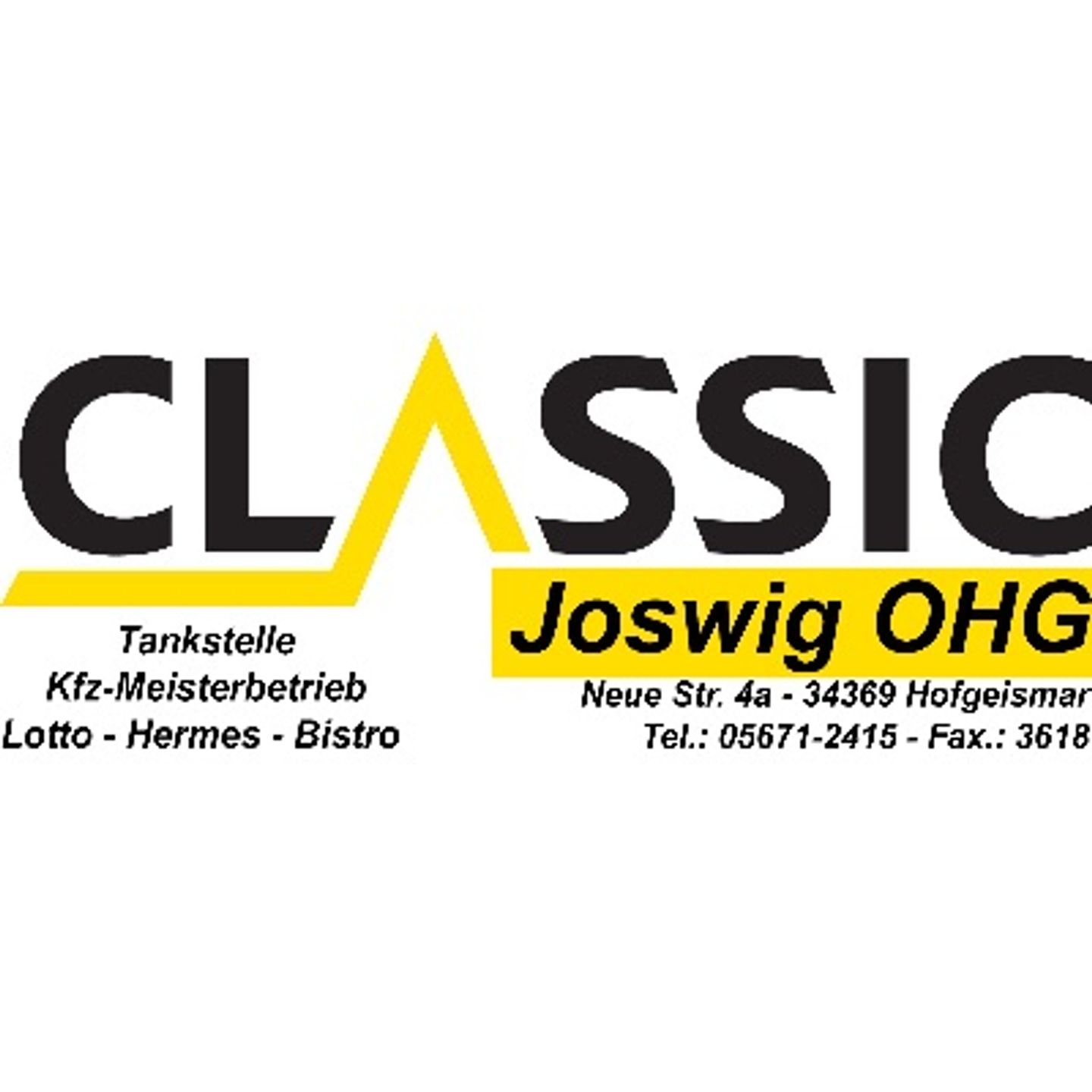 Logo der Firma CLASSIC-Tankstelle Joswig OHG Kfz-Meisterbetrieb aus Hofgeismar