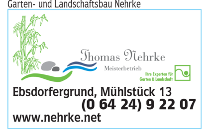 Logo der Firma Garten- und Landschaftsbau Nehrke Thomas aus Ebsdorfergrund