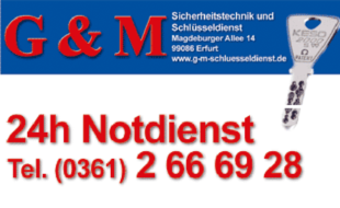 Logo der Firma G & M Sicherheitstechnik GmbH & Co. KG aus Erfurt