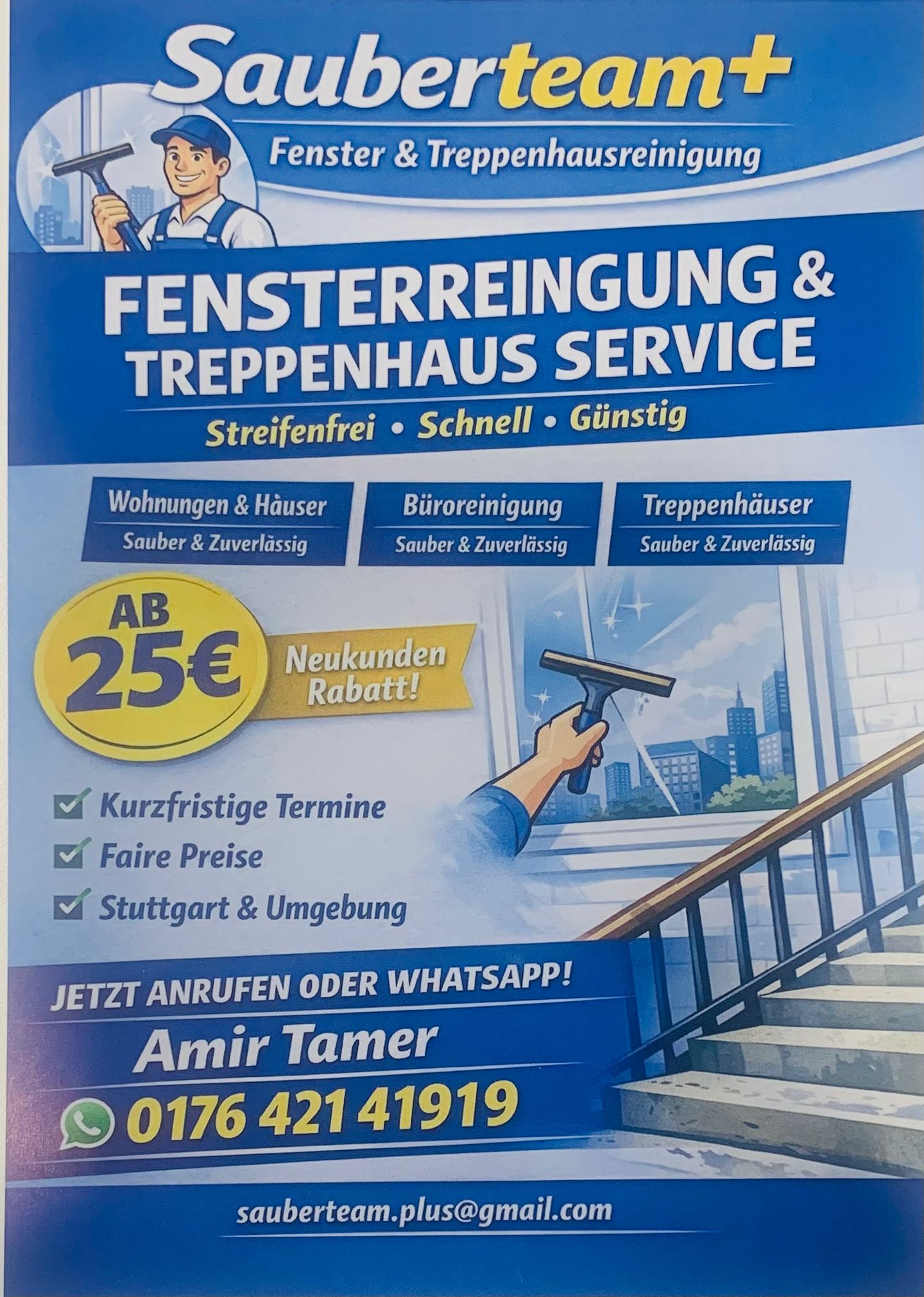 Logo der Firma Sauberteam+ aus Stuttgart