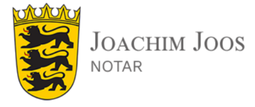 Logo der Firma Notar Joachim Joos aus Mössingen