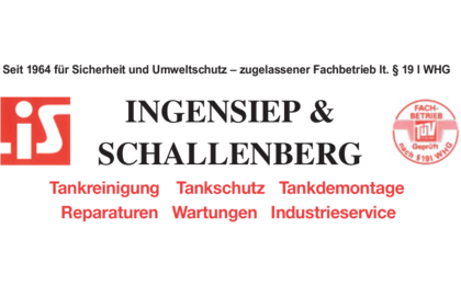 Logo der Firma Tankreinigung Ingensiep & Schallenberg GmbH & Co.KG aus Grefrath