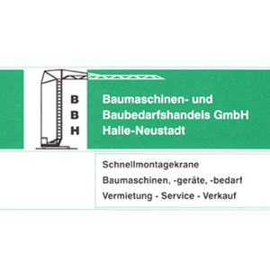Logo der Firma BBH Baumaschinen- und Baubedarfshandels GmbH aus Teutschenthal
