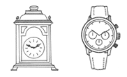 Logo der Firma Aubinger Uhrenwerkstatt aus München
