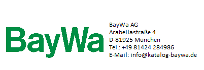 Logo der Firma BayWa AG aus München