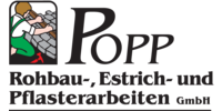 Logo der Firma Popp Rohbau-, Estrich- und Pflasterarbeiten GmbH aus Seßlach