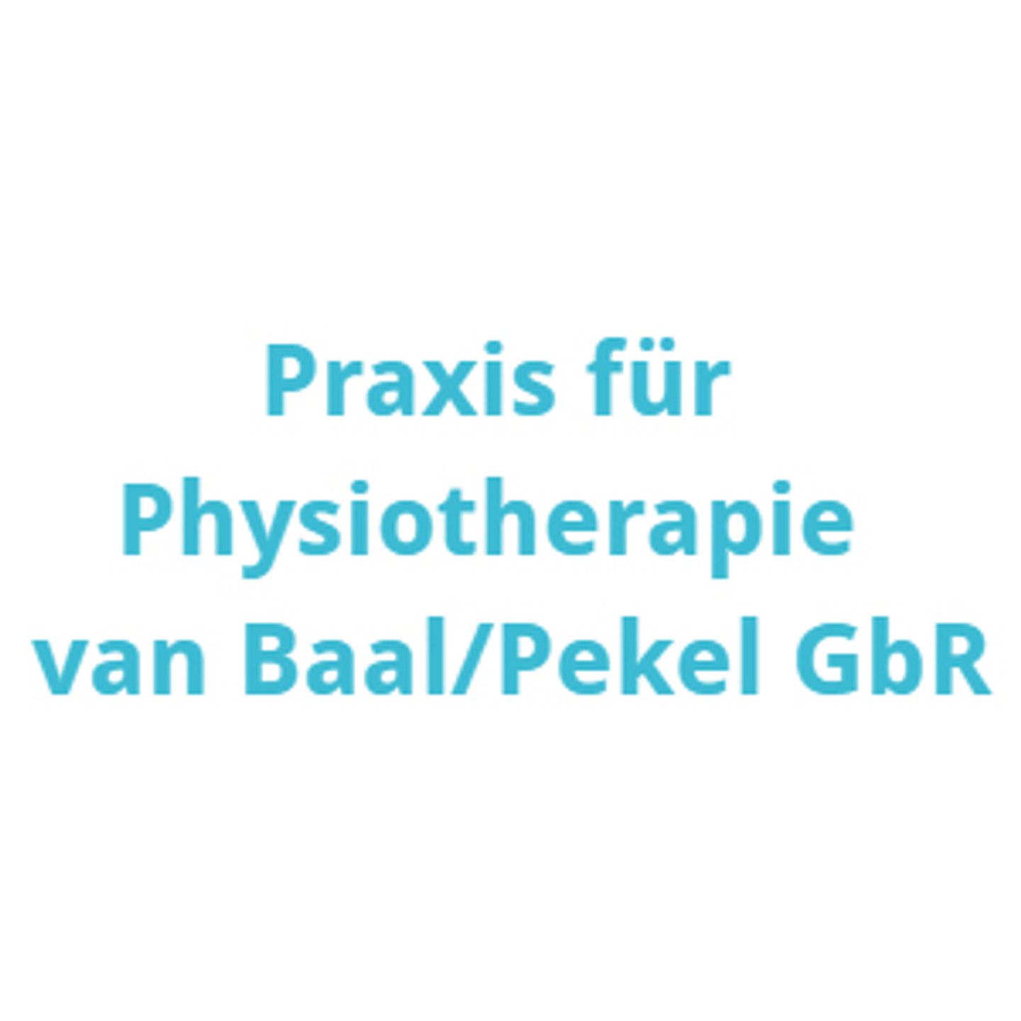 Logo der Firma Praxis für Physiotherapie van Baal/Pekel GbR aus Kleve