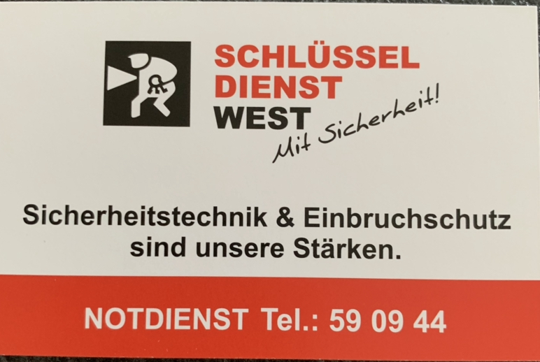 Logo der Firma Schlüsseldienst West aus Karlsruhe