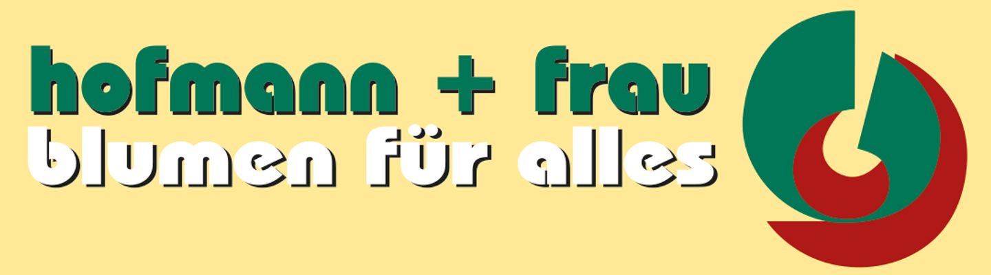 Logo der Firma hofmann + frau | blumen für alles aus Dresden