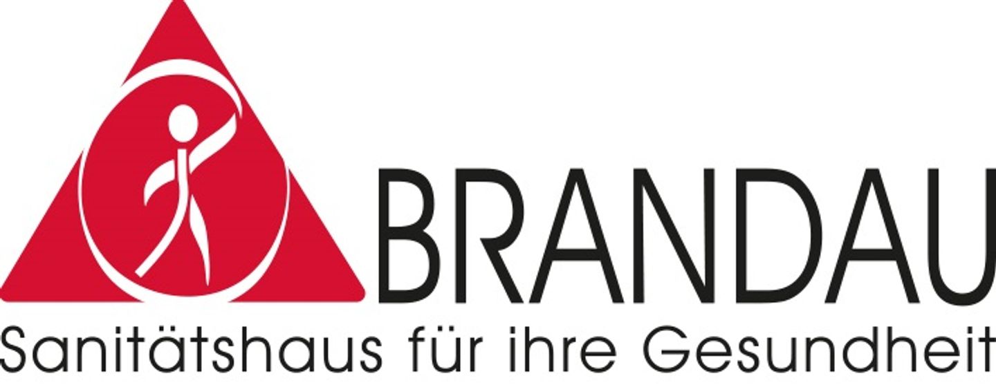 Logo der Firma Sanitätshaus Brandau im Atrium aus Kassel
