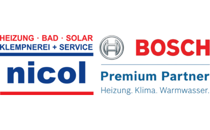 Logo der Firma Nicol Bad-Heizung GmbH aus Hof auf dem Branchenportal Klimatechniker.net