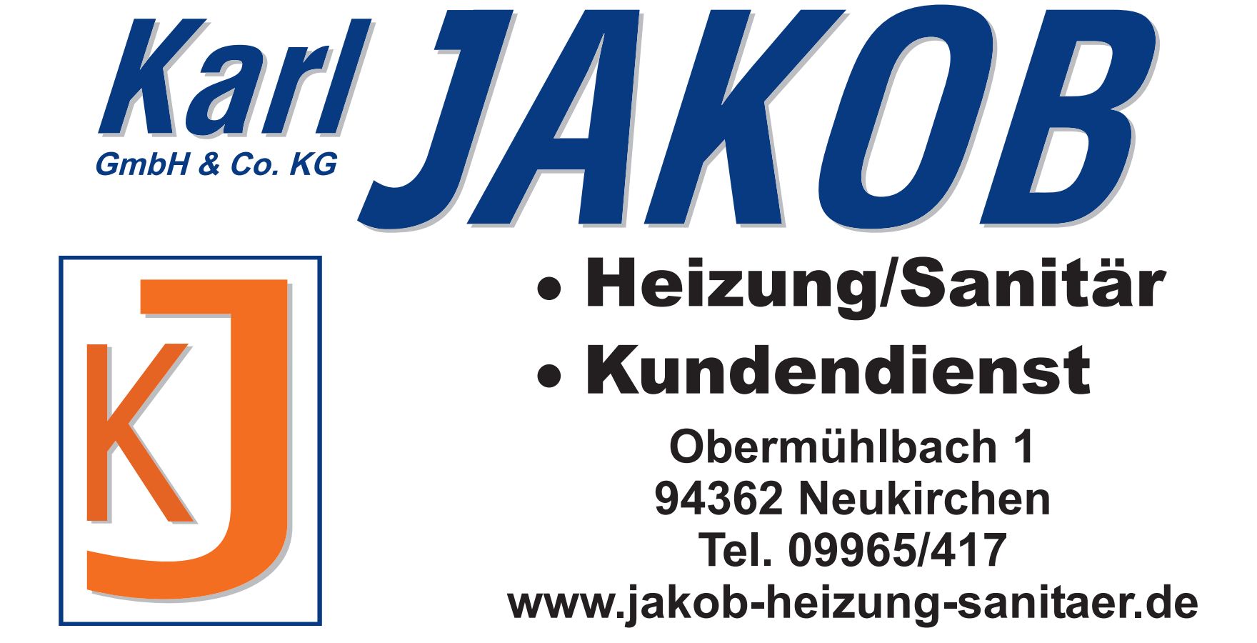 Logo der Firma Karl Jakob GmbH & Co. KG aus Neukirchen