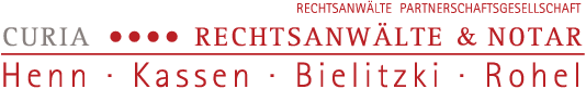 Logo der Firma CURIA Rechtsanwälte & Notar - Henn - Kassen - Bielitzki - Rohel aus Oberhausen