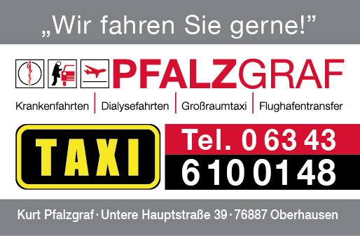 Logo der Firma Taxi Pfalzgraf aus Oberhausen