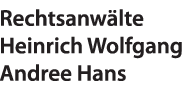 Logo der Firma Rechtsanwälte Heinrich Wolfgang & Andree Hans aus Haßfurt