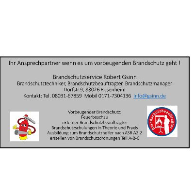 Logo der Firma Gsinn Robert aus Rosenheim