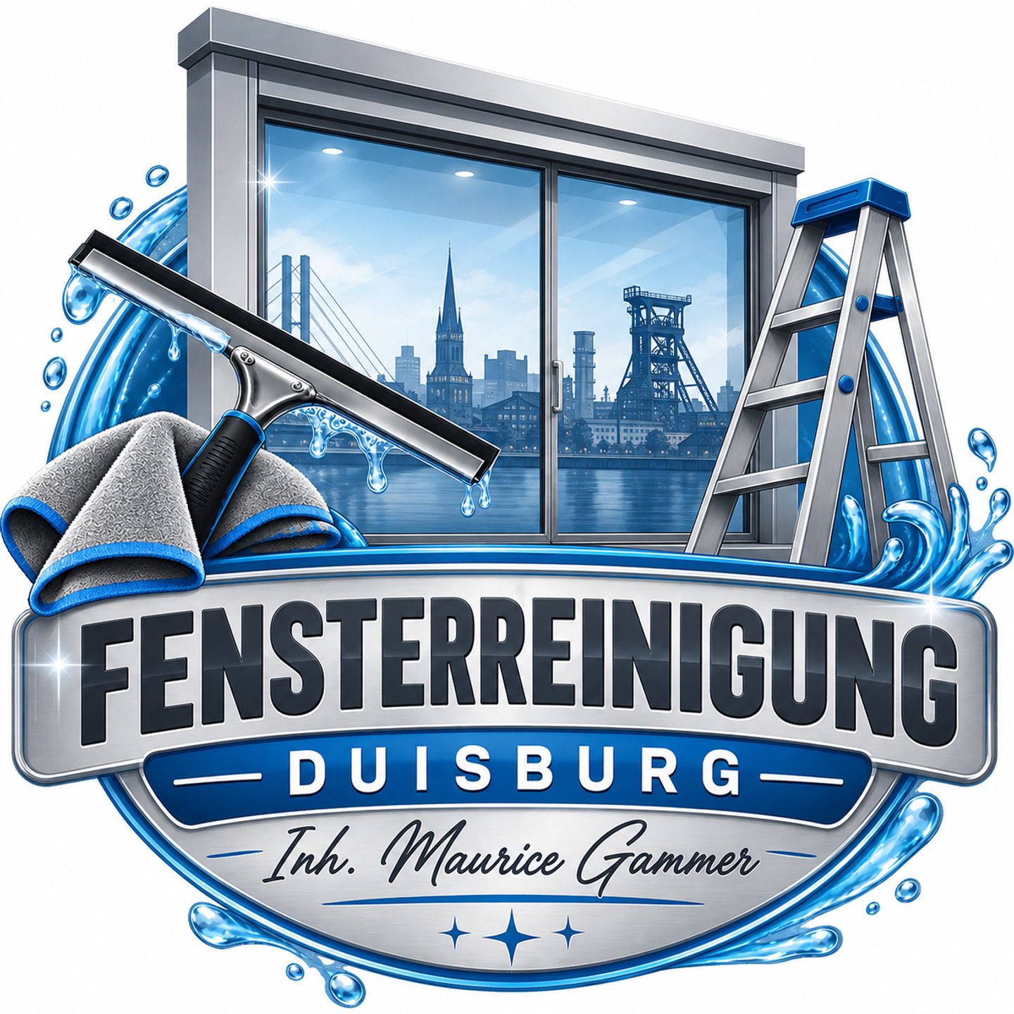 Logo der Firma FENSTERREINIGUNG DUISBURG Inh. Maurice Gammer aus Duisburg