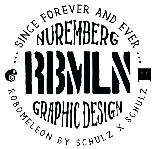 Logo der Firma Robomeleon Grafikdesign by Schulz x Schulz aus Nürnberg