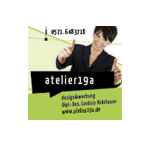 Logo der Firma atelier19a _ design&werbung aus Minden