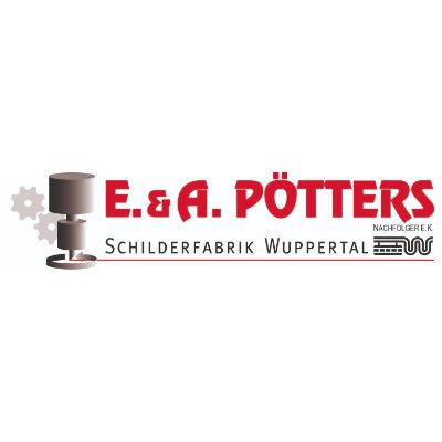 Logo der Firma E. & A. Pötters Nachfolger e.K. Schilder- und Stempelfabrik Wuppertal aus Wuppertal
