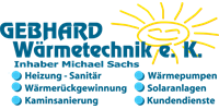 Logo der Firma Gebhard Wärmetechnik e.K. aus Stammbach auf dem Branchenportal Elektriker.org