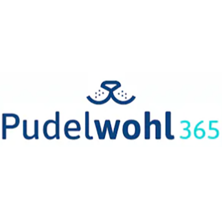 Logo der Firma Pudelwohl365, spezialisiert auf Tierversicherungen - eine Marke der R. & H. Schmid KG aus Stuttgart