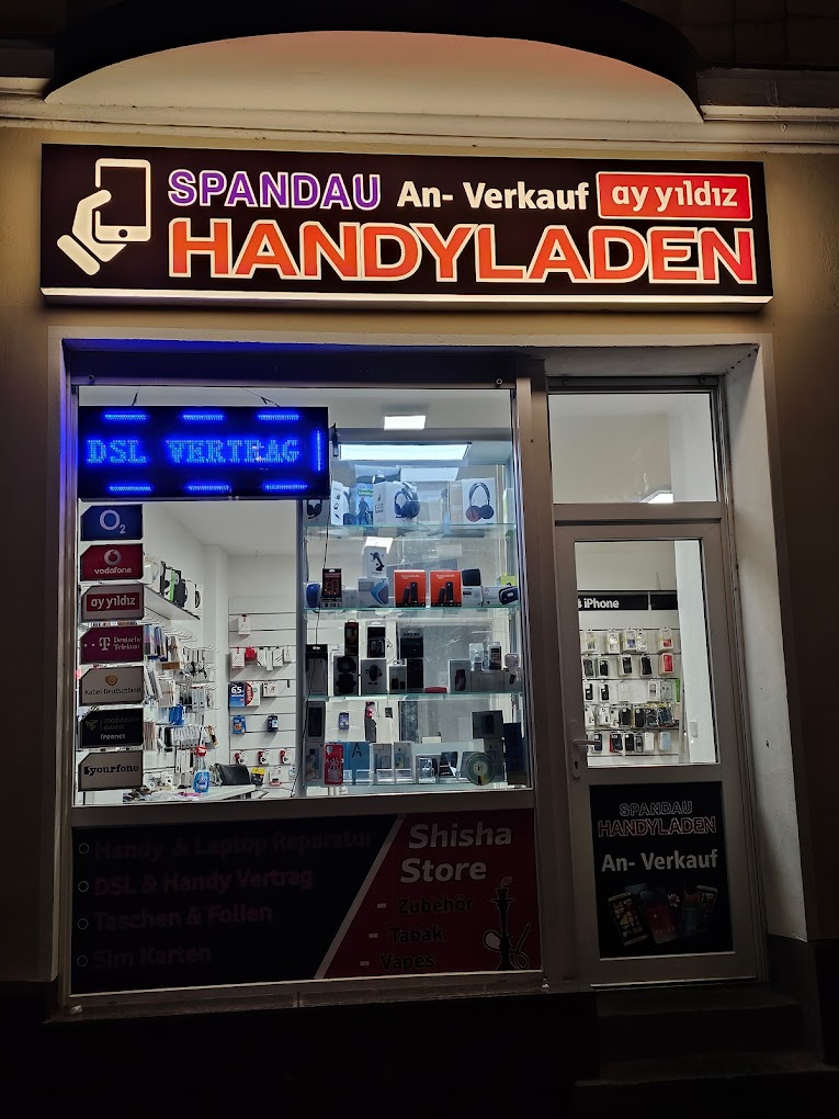 Logo der Firma Spandau Handy Laden aus Berlin