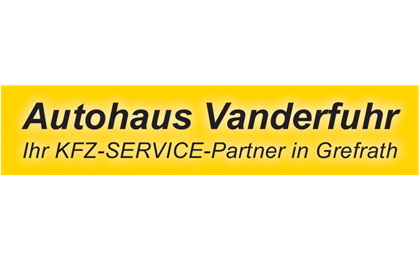 Logo der Firma Vanderfuhr Autohaus aus Grefrath auf dem Branchenportal Auto-Werkstatt.de