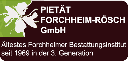 Logo der Firma Pietät Forchheim Rösch GmbH Bestattungsunternehmen aus Forchheim