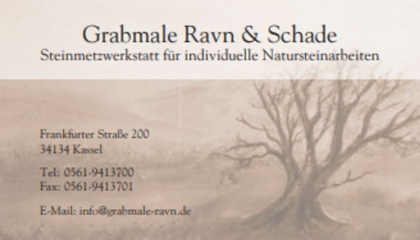 Logo der Firma Ravn + Schade Grabmale aus Kassel