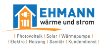 Logo der Firma Ehmann Heizung aus Rehau auf dem Branchenportal Sanitaer.org