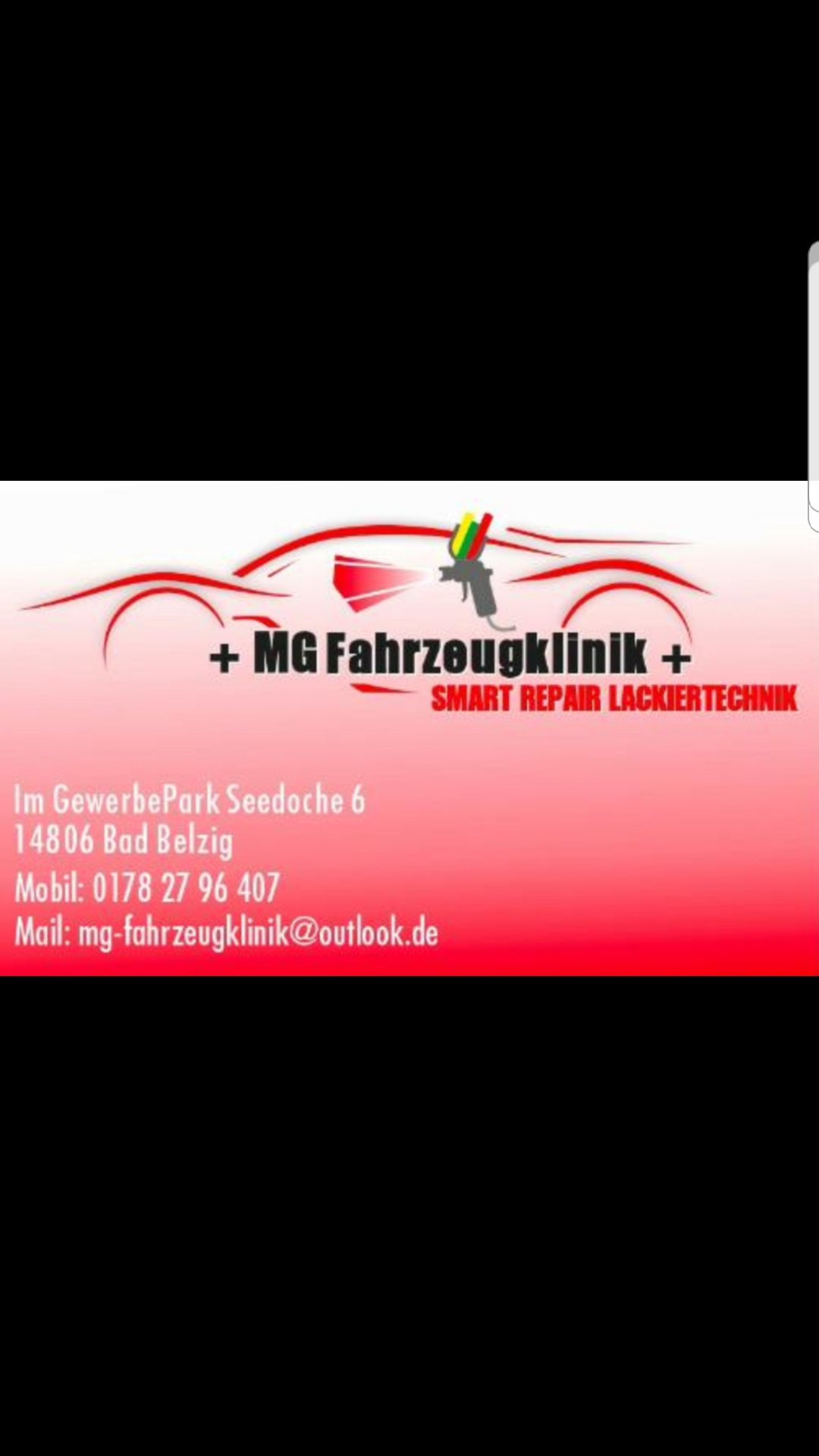 Logo der Firma MG Fahrzeugklinik aus Bad Belzig